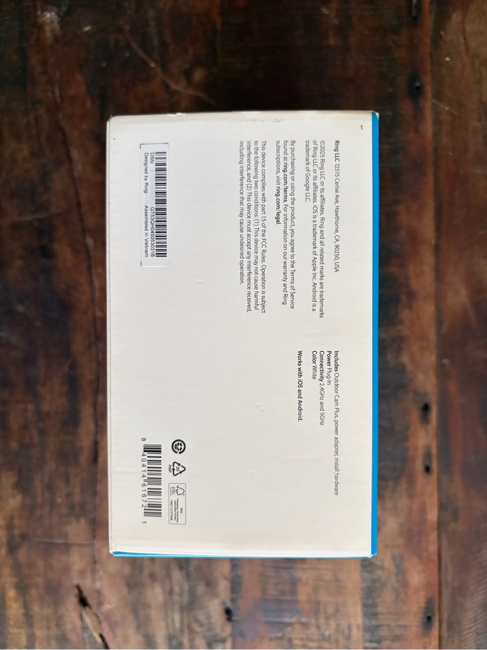 Ring Outdoor Cam Plus, Plug-in, NIB - Picture 4 of 4